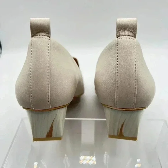 Franco Sarto Womens Cammera Wedges Pump Pointed Toe Leather upper 10 M - Picture 6 of 14